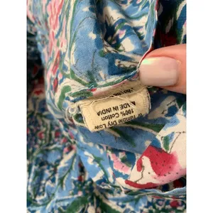 Becasa Floral Midi Popover Dress‎ size small thumbnail 4