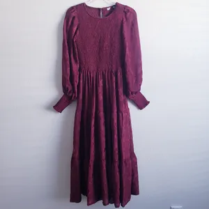Baltic Born Stockholm Smocked Midi Dress Long Sleeve New Without Tags thumbnail 3