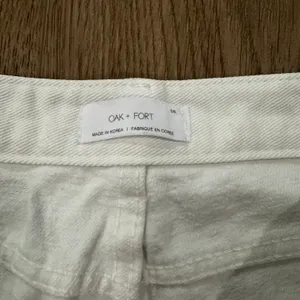 Oak + Fort Wide Leg Full Length White Pants thumbnail 2