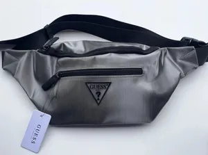 Guess silver Copper Tone Hardware Fanny Pack Belt Bag thumbnail 1