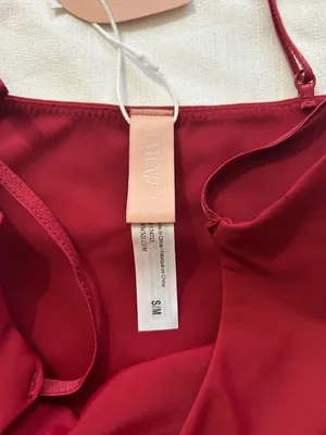 Anwnd NWT Bodysuit Burgundy Size S/M thumbnail 2