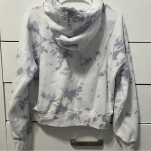 Free People Movement White & Purple Tie Dye Sweatshirt thumbnail 3