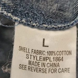 Pink Lily High-Rise Denim Shorts Size Large thumbnail 8