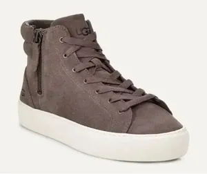 Ugg Ollie high top grey suede sneakers size 8 thumbnail 1