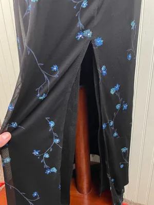 Vintage 90s Y2K Candy Rocket Babydoll Maxi Slip Dress Size Medium Whimsigoth thumbnail 8