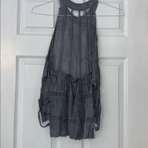 POL Grey Distressed Wash Tank Top thumbnail 2