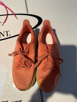 Hoka one one Women's Clifton 8 sun baked/shell coral Orange Running Shoes thumbnail 3