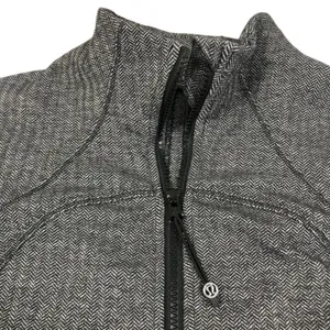 LULULEMON Forme Coco Pique Jacket Sz 8 Black Stretch Athletic Outdoor Yoga Gym thumbnail 7