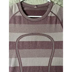 Lululemon Run:‎ Swiftly Tech Short Sleeve Heathered Plum Size 8 thumbnail 2