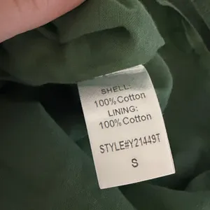 Pomander Place x Tuckernuck Green Smocked Tier‎ Mini Dress Cotton Long Sleeve S thumbnail 8