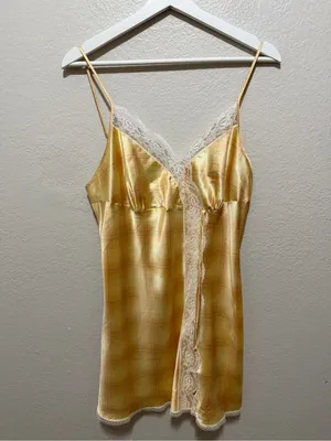 Vintage 2000s Victoria’s Secret Angels Satin Slip Dress Size Large Y2K thumbnail 2