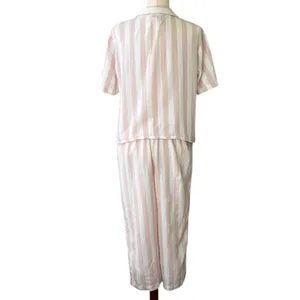 Sincerely Jules Pink & White 2 pc Pajama Set thumbnail 8