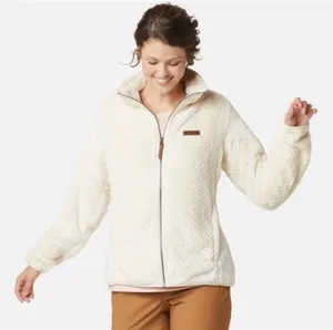 Columbia Fireside Sherpa Fleece Jacket in chalk cream S thumbnail 1