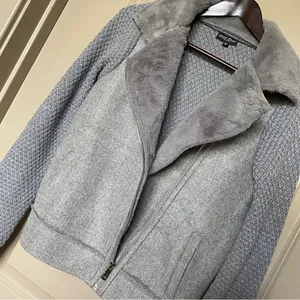 Dor Dor Couture Grey Zip Up‎ Jacket, Size Small thumbnail 1
