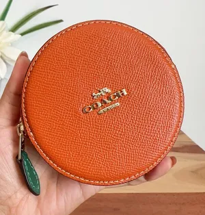 NWT Coach Orange Coin‎ Case thumbnail 1
