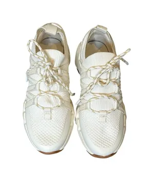 Madewell MWL Cloudlift Knit Sneakers Antique White Gum Sole Womens Chunky Shoe thumbnail 1