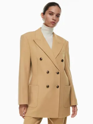 Wilfred • Aritzia Allegro Blazer oversized double breasted boyfriend menswear thumbnail 1