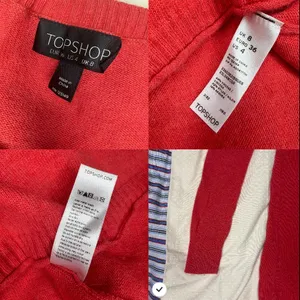 Topshop long sleeve button pocket sweater thumbnail 10