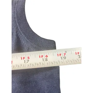 Banana Republic Women’s L Navy Sleeveless Top Knit Silk Blend Layered Hem NWT thumbnail 11