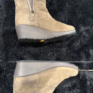 Eddie Bauer Women's Wedge Boots In Dark Olive Green SZ 8.5 thumbnail 13