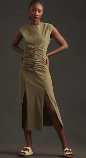Anthropologie Grey State Virginia Midi Dress thumbnail 1