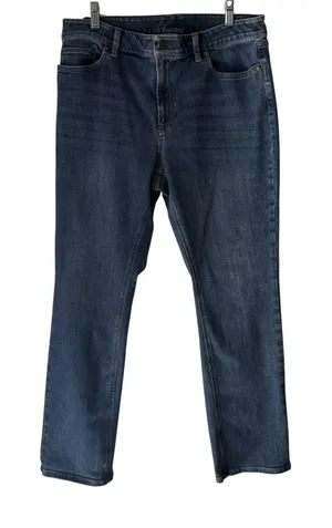 LL Bean Jeans Womens‎ 14 Classic Fit Straight Leg Mid Rise Stretch Denim Pants thumbnail 1