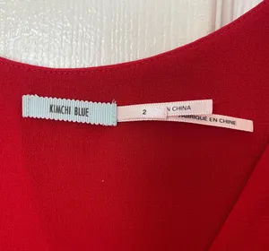 Boutique Red Flowy Off The Shoulder Mini Dress thumbnail 4