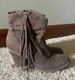 Mossimo Fringe Booties thumbnail 2