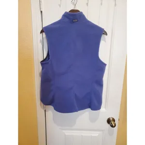 Patagonia Synchilla Vest Women’s LARGE PURPLE Full Zip Sleeveless Coat Outdoor thumbnail 14