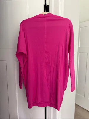 Daily practice pink long sleeve dress Anthropologie stretch‎ thumbnail 6