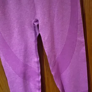 PINK Victoria’s Secret House Party Pink Marl Seamless High Waist Leggings‎ NEW thumbnail 6