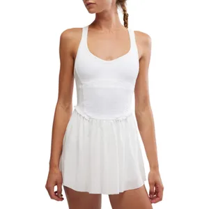 Free People Movement Smockin Hot Dress White Size M NWOT $128 retail thumbnail 2