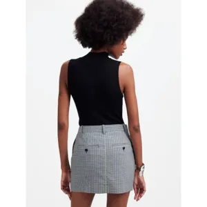 NWT Madewell Suiting Mini Skirt‎ Sz 4 thumbnail 2