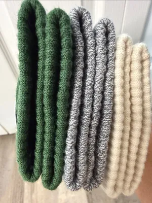lululemon athletica Daily Essential Crew Socks - Cream, Green & Gray (3 Pack) thumbnail 6