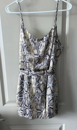 She & Sky Snakeskin Romper thumbnail 1