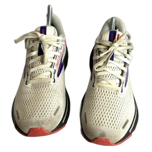 Brooks Ghost 14 Running athletic Shoes Womens‎ Sz 10 M (B) White/Purple thumbnail 3