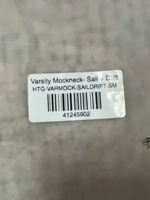 sold out Parke varsity mock neck in the Sail + Drift colorway 🤍 thumbnail 5