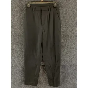UNIQLO Women XS Black Smart Ankle Pants Tapered Stretch Office Work Trousers thumbnail 2