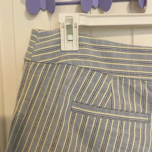 NWOT LOFT women’s The‎ Riviera blue yellow stripe shorts size 12 thumbnail 4