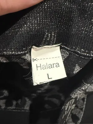NWOT Halara Black Leopard Print High-Waisted Biker Shorts thumbnail 4