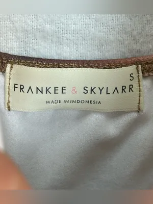 NWT Frankee & Skylarr S Sheer Mesh Tie Dye Halter Babydoll Handkerchief Top Y2K thumbnail 6