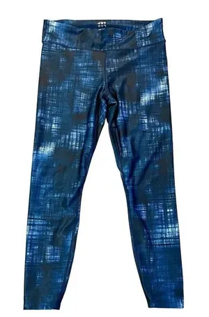 Joy Lab Women’s Blue Athletic Yoga Leggings Large thumbnail 1