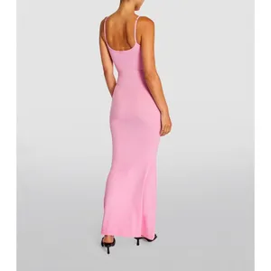 Skims Soft Lounge Long Slip Dress in Cotton Candy Pink size XL - RARE! NWT thumbnail 2