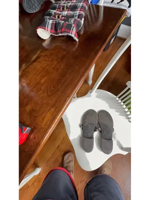 Jack Rogers Brown Leather Sandals with Circular Design thumbnail 6