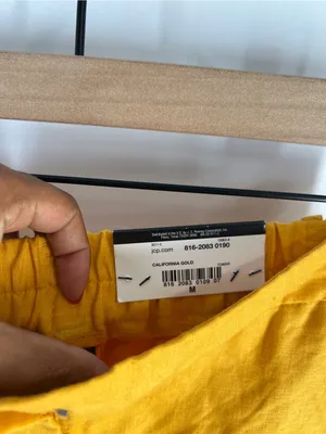 Worthington High Waist Wide Leg Crop Linen Pants M California Gold NWT thumbnail 6