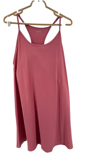 Old Navy Active Dusty Rose Racerback Mini Athletic Dress 2X tennis pickleball thumbnail 1