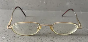 Boulevard Boutique Eyeglasses Frames ONLY B4152 44-20-135 Gold GD Round thumbnail 1