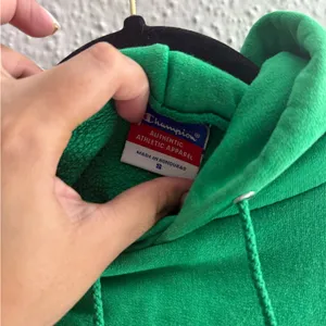 Champion Unisex Green Hoodie with Yellow Sam Houston State Logo Size S thumbnail 6