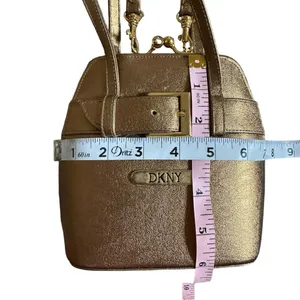 DKNY Gold Metallic Mini Bag thumbnail 4