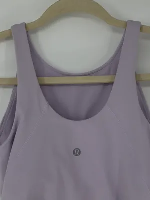 Lululemon Align High-Neck Tank Top Light Purple Lavender Size 4 Cropped Active thumbnail 7